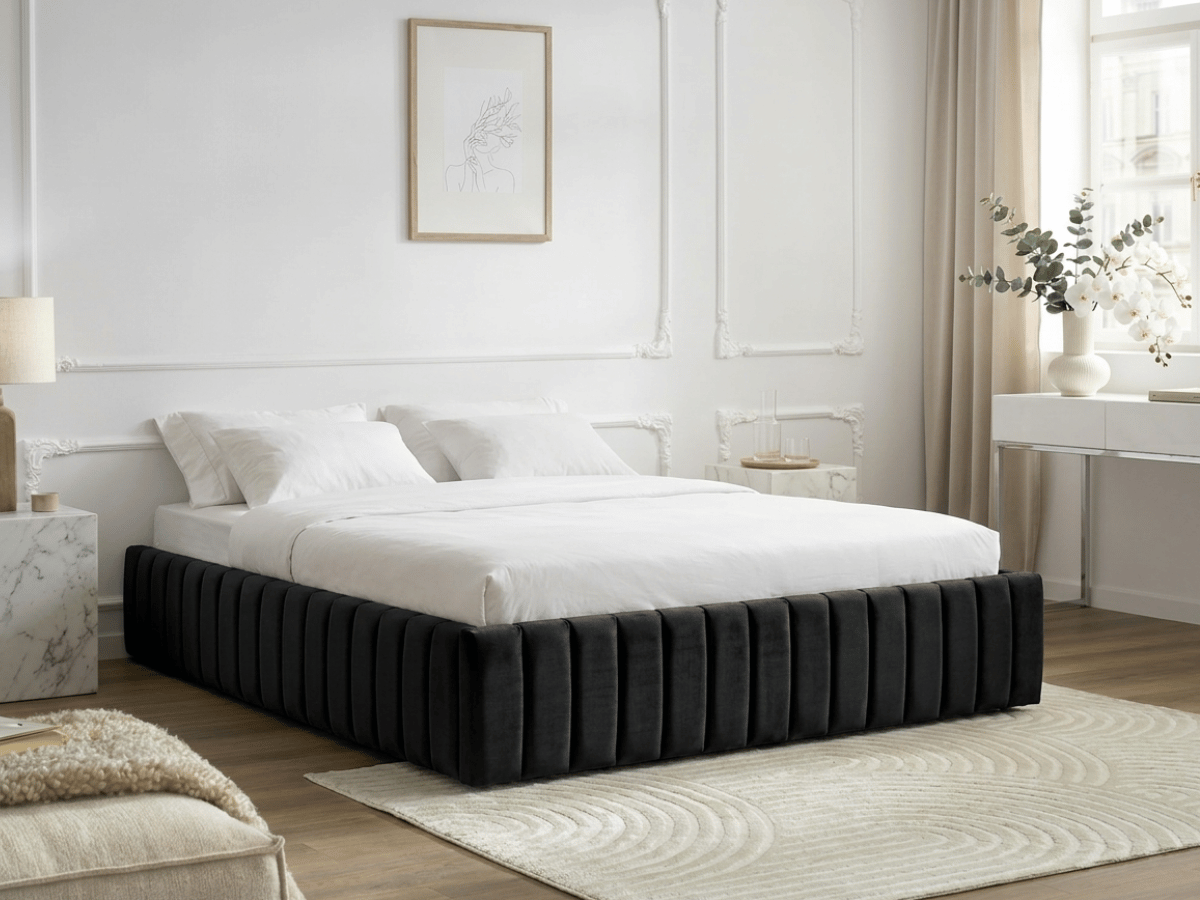 Sommier coffre design capitonné - Bobby
