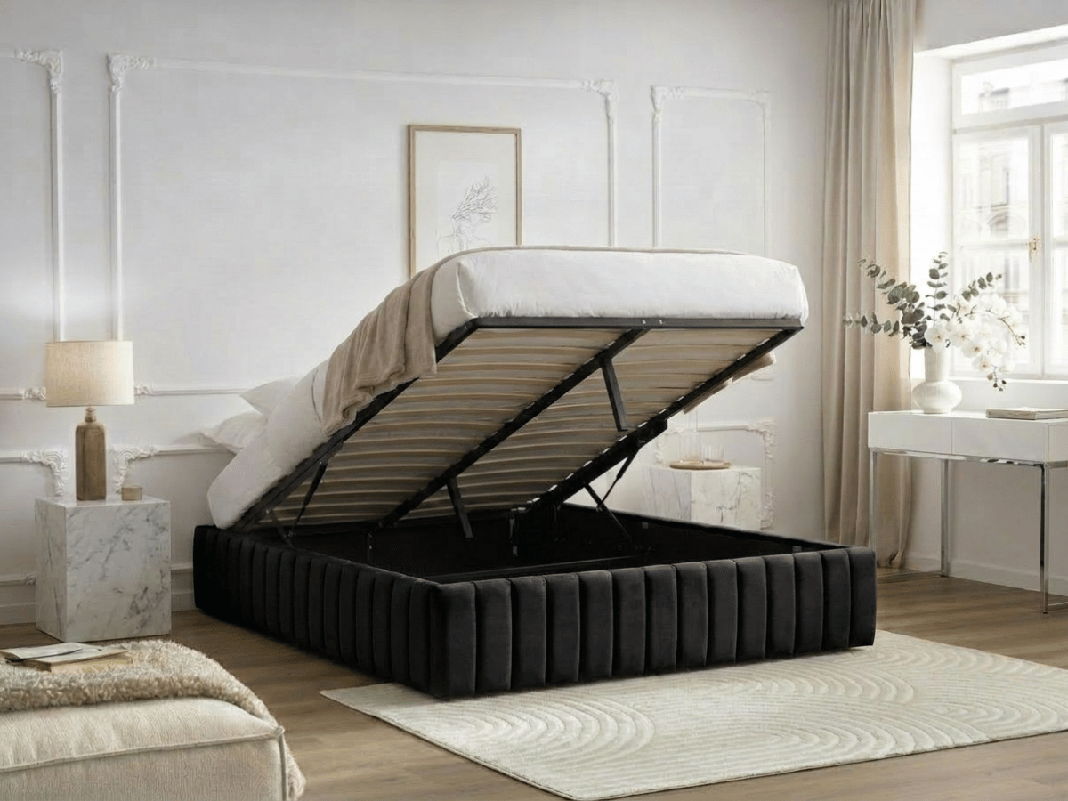 Sommier coffre design capitonné - Bobby