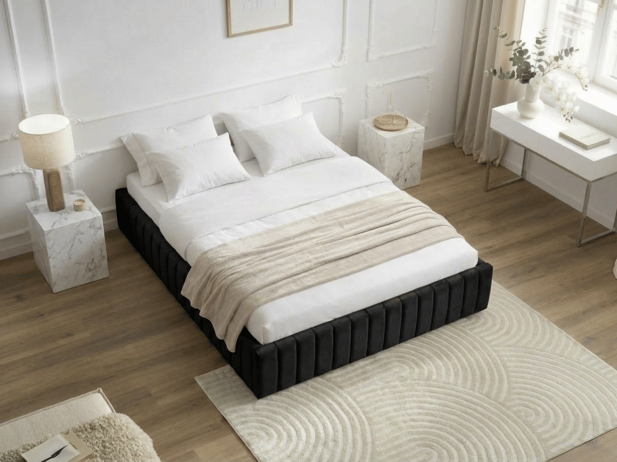 Sommier coffre design capitonné - Bobby