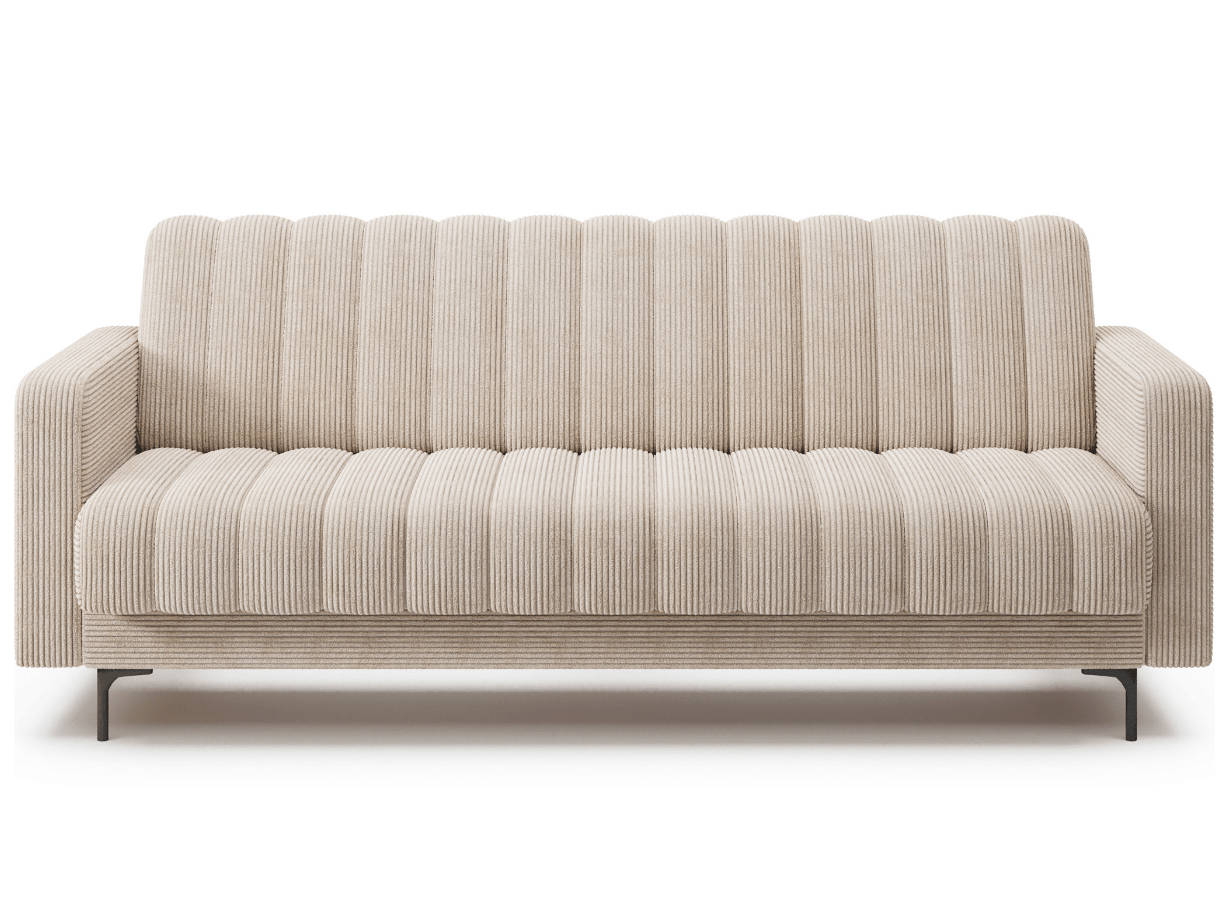 Canapé-lit FUJI – Convertible avec coffre de rangement, assise capitonnée et mécanisme Click-Clack