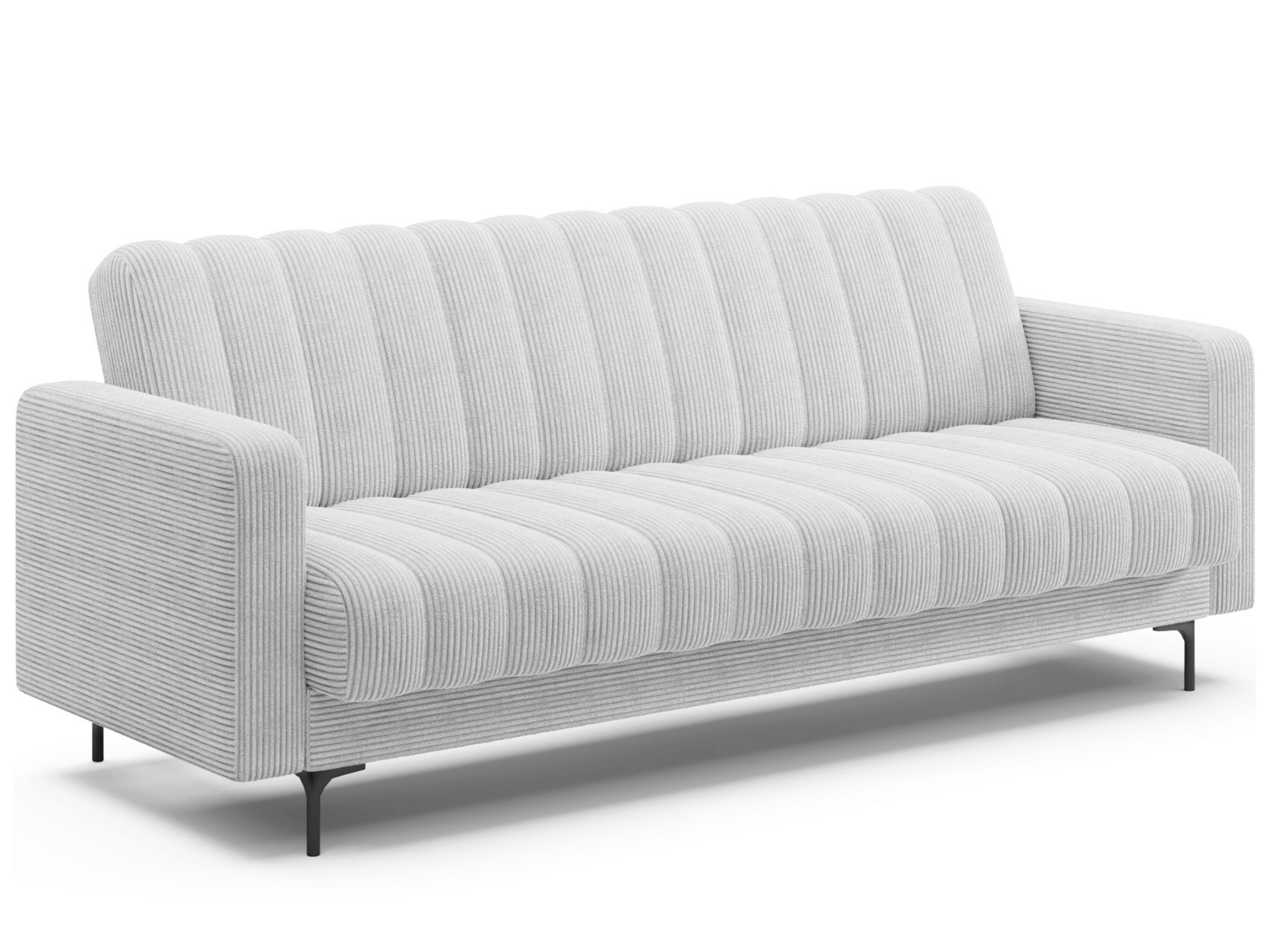 Canapé-lit FUJI – Convertible avec coffre de rangement, assise capitonnée et mécanisme Click-Clack