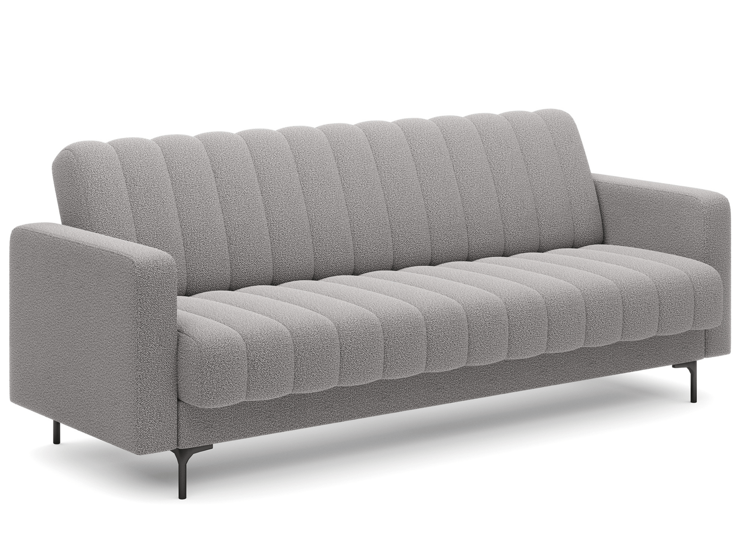 Canapé-lit FUJI – Convertible avec coffre de rangement, assise capitonnée et mécanisme Click-Clack
