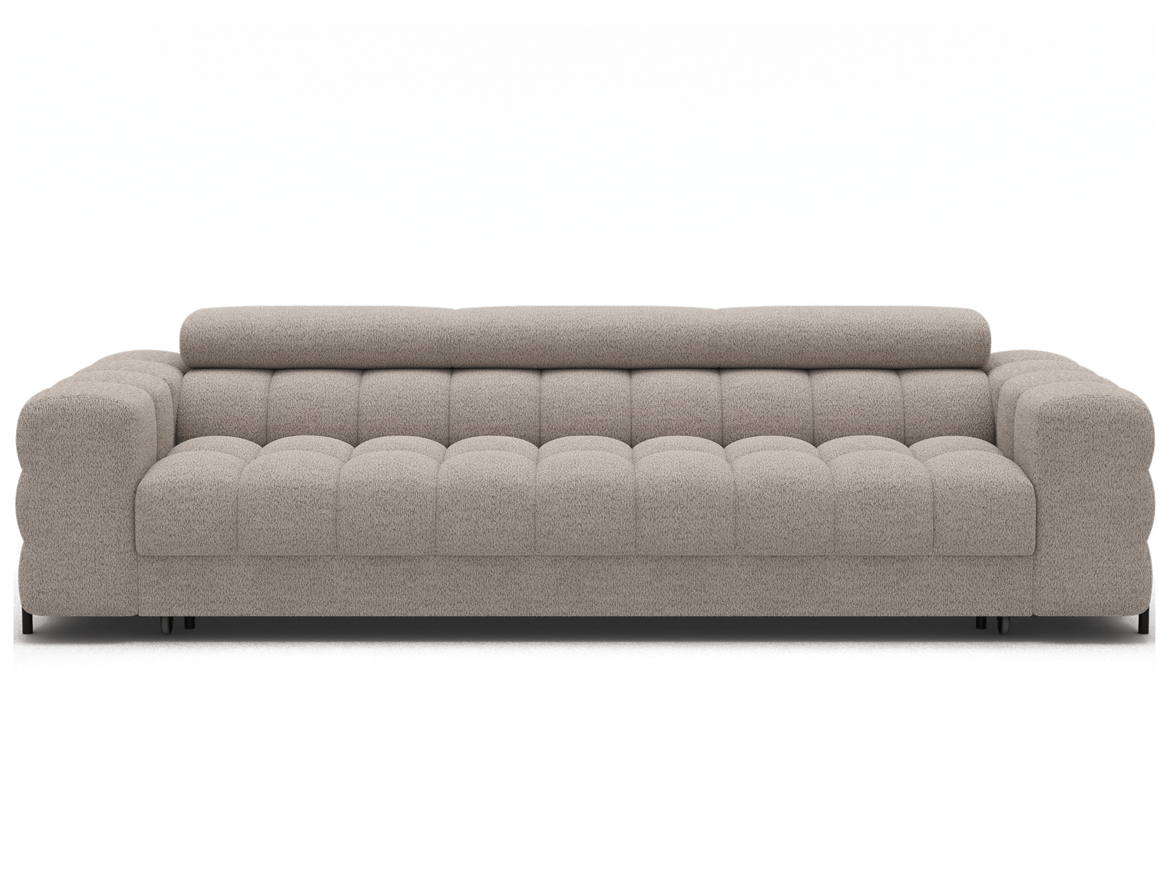 Canapé Convertible Montblanc – Banquette 3 Places avec Têtières Réglables