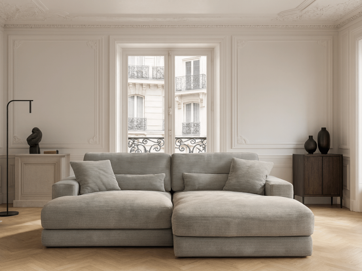 Canapé d’Angle FELICIA – Profondeur XXL & Confort Premium