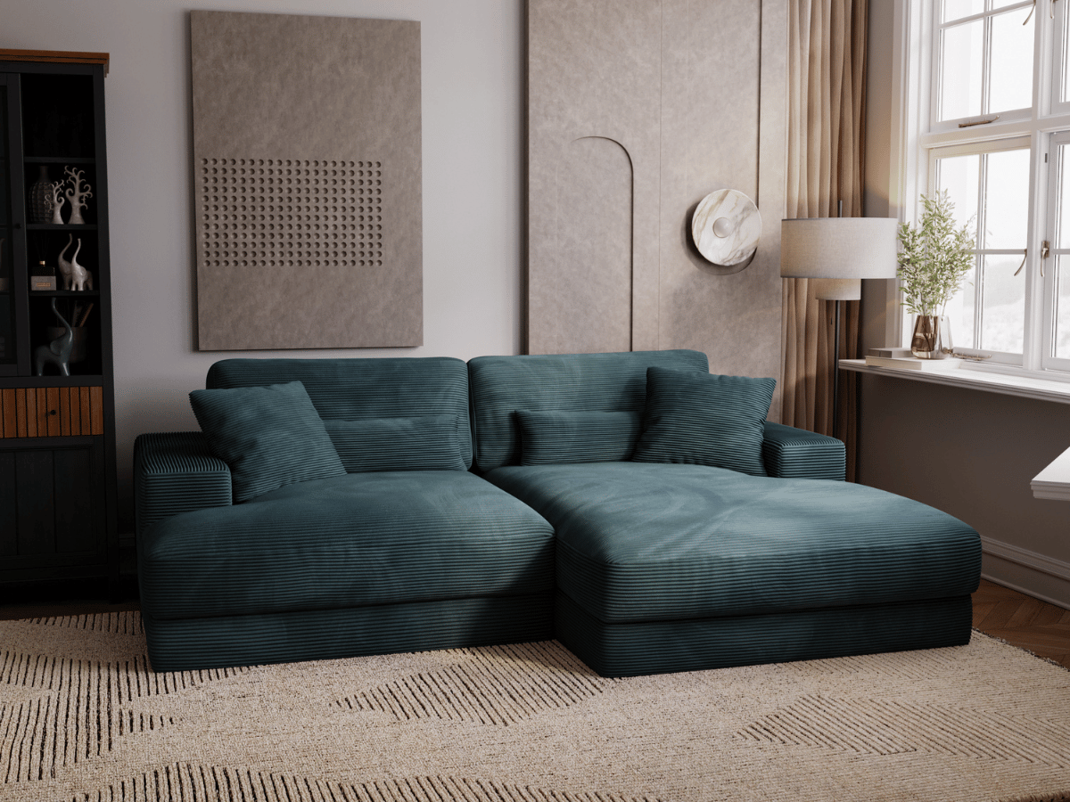 Canapé d’Angle FELICIA – Profondeur XXL & Confort Premium