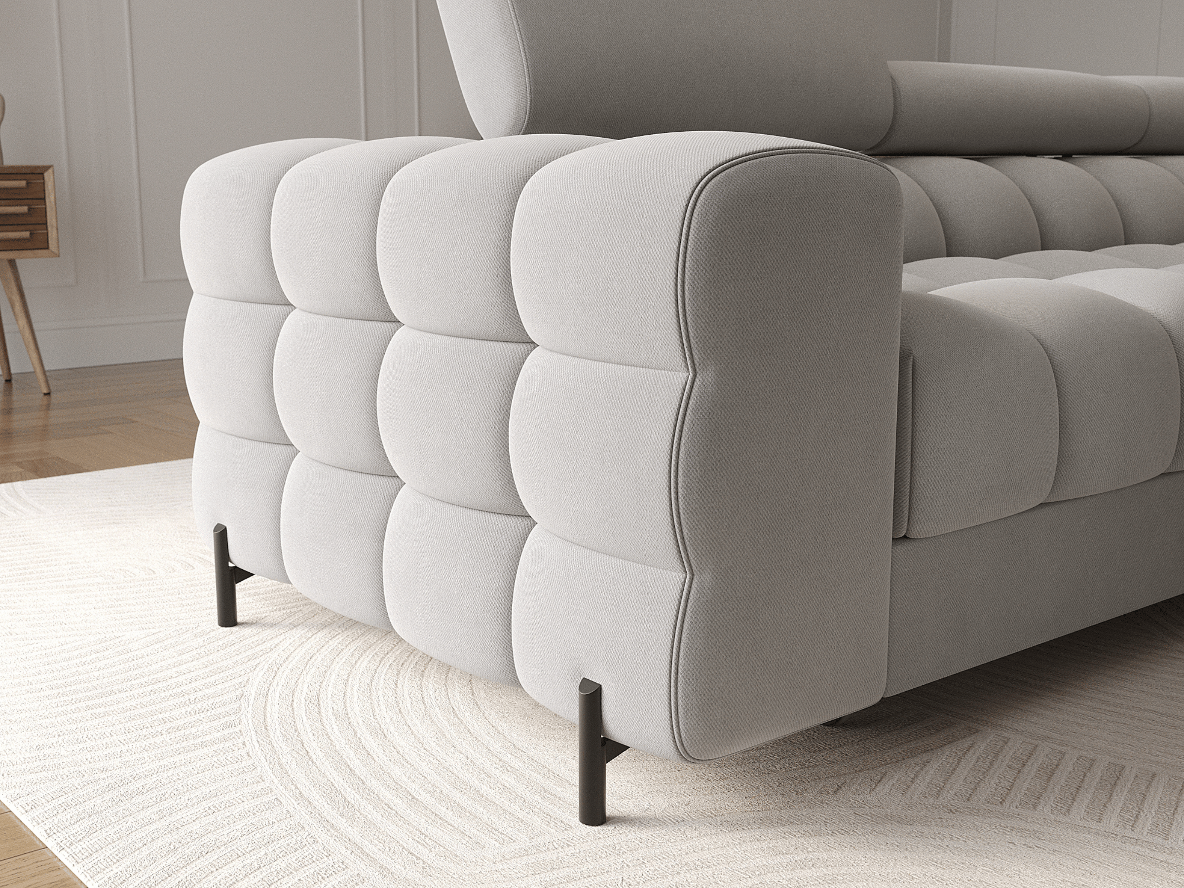 Canapé d’Angle Convertible Montblanc – Design Moderne, Confort Premium & Coffre Intégré