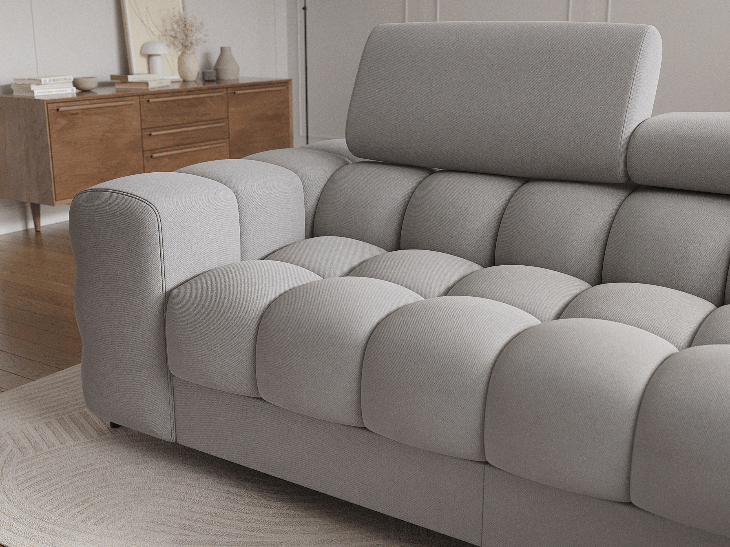 Canapé d’Angle Convertible Montblanc – Design Moderne, Confort Premium & Coffre Intégré