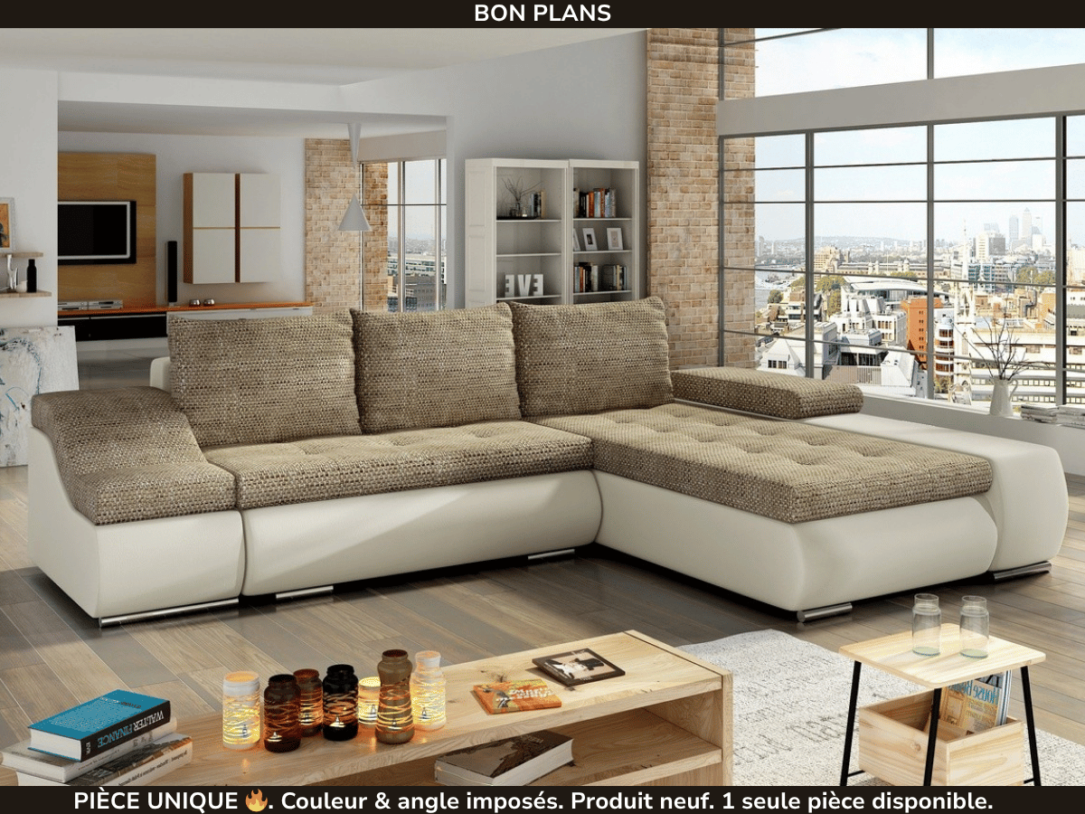 Canapé d'angle convertible Ontario - Droit berlin 03/soft 33