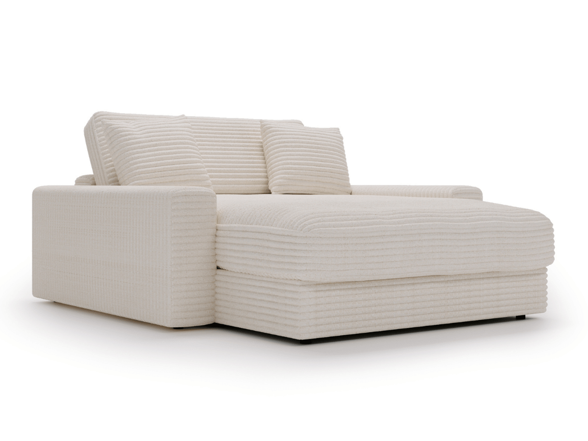 Fauteuil Elena – Grand Fauteuil 160 cm en Velours Côtelé | Confort XXL
