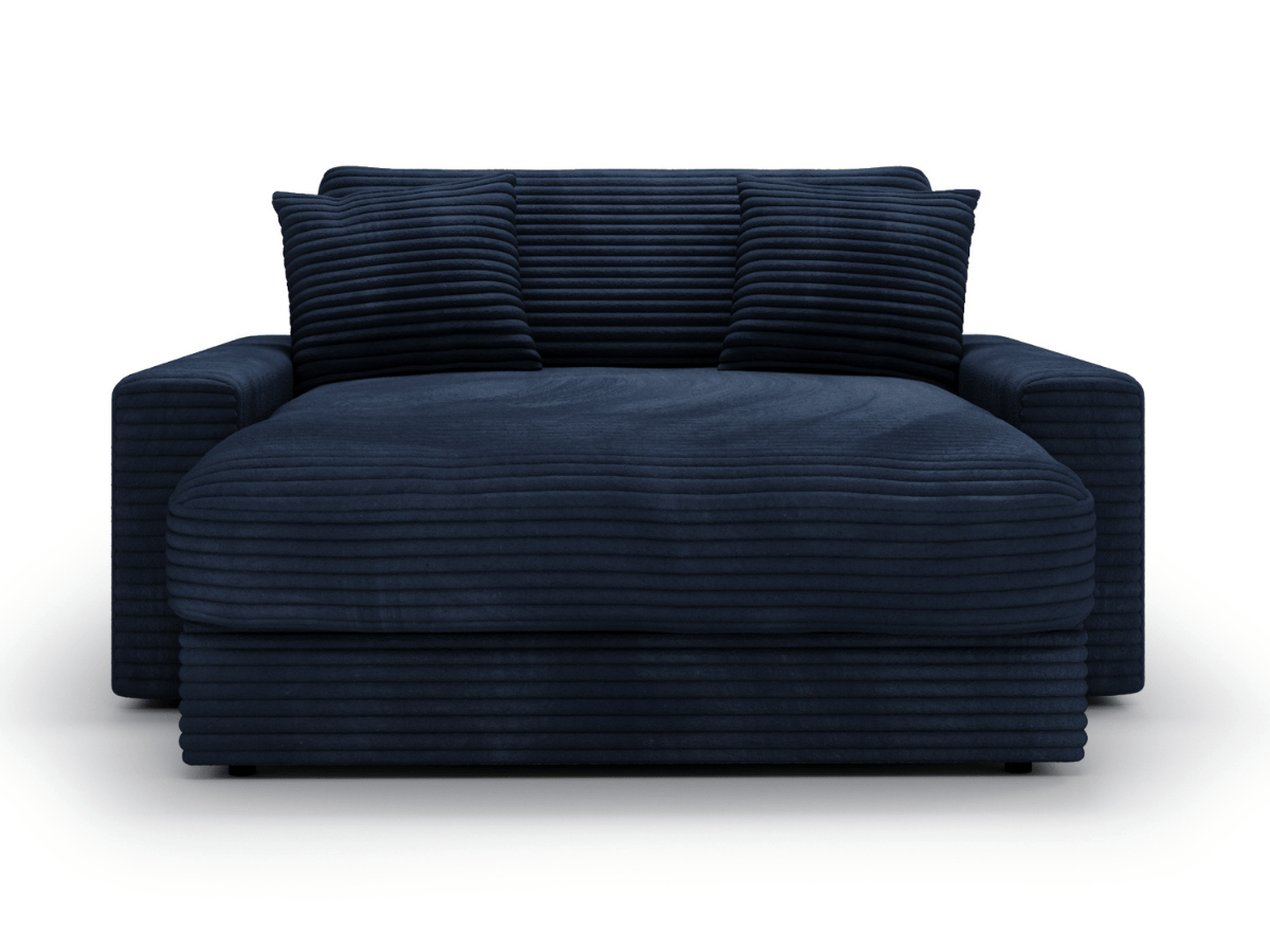 Fauteuil Elena – Grand Fauteuil 160 cm en Velours Côtelé | Confort XXL