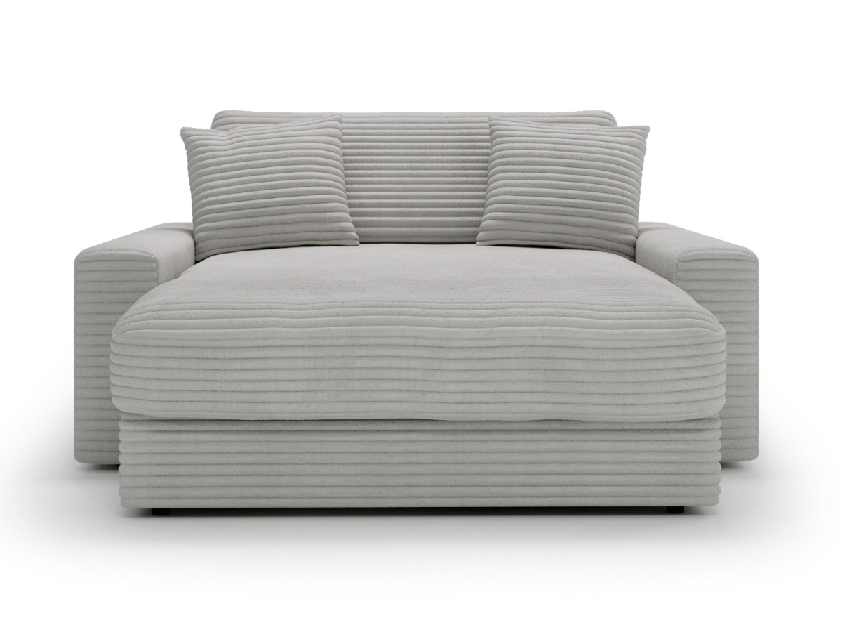 Fauteuil Elena – Grand Fauteuil 160 cm en Velours Côtelé | Confort XXL