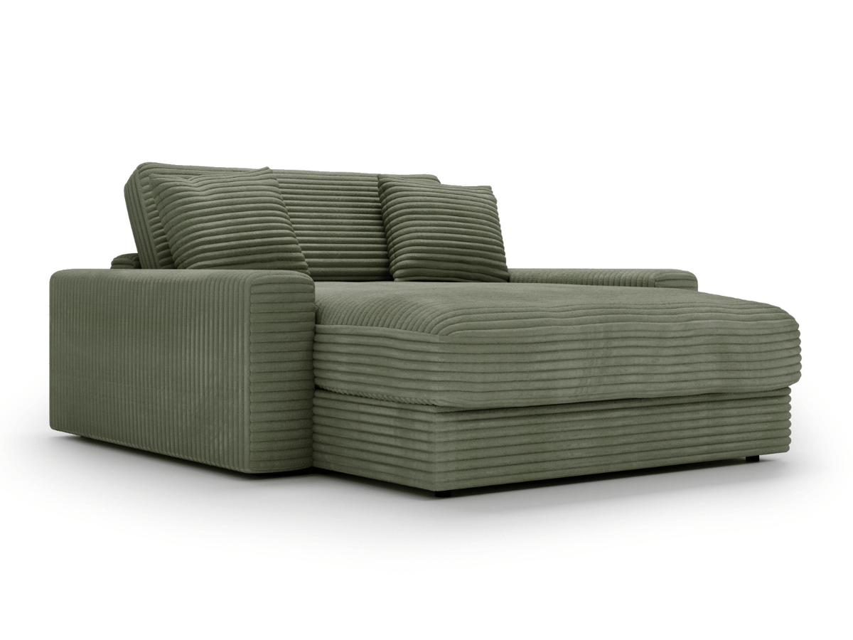 Fauteuil Elena – Grand Fauteuil 160 cm en Velours Côtelé | Confort XXL