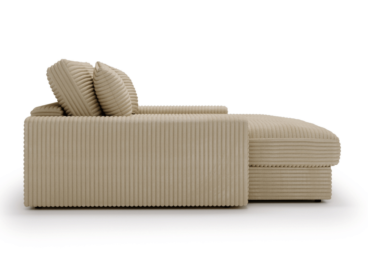 Fauteuil Elena – Grand Fauteuil 160 cm en Velours Côtelé | Confort XXL