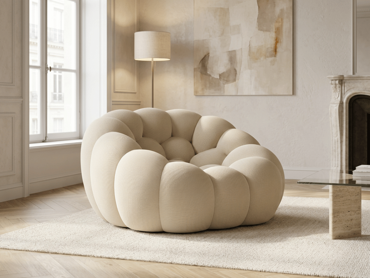 Fauteuil design Nuage – Assise ultra moelleuse