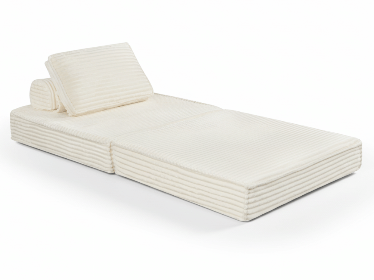 Fauteuil lit convertible MILANO – 1 place en velours côtelé épais – chauffeuse modulable