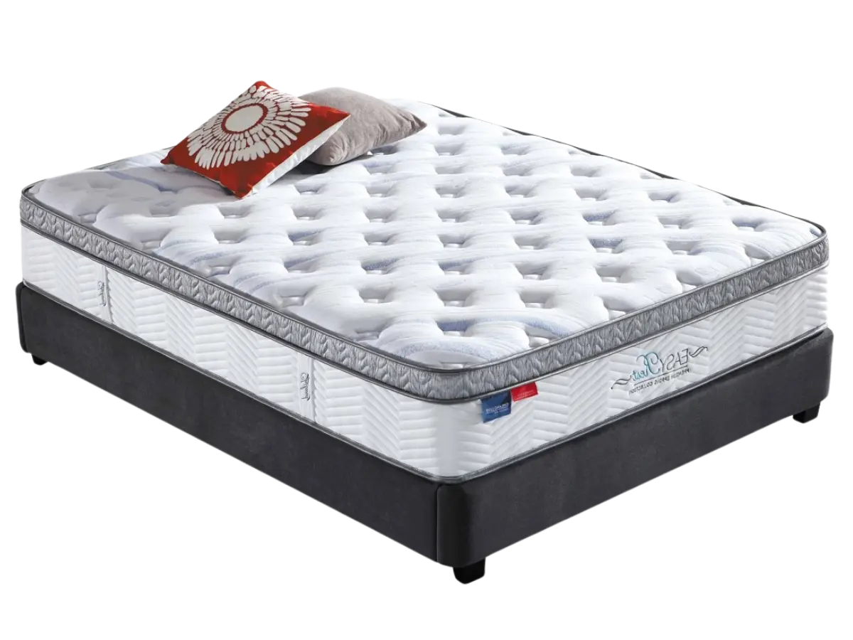 Matelas APOGÉE – 28 cm – Ressorts ensachés & mémoire de forme – Confort enveloppant premium