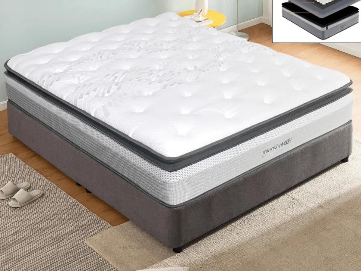Matelas PREMIUM 33cm avec Surmatelas Intégré - Confort Hôtel 5 Étoiles