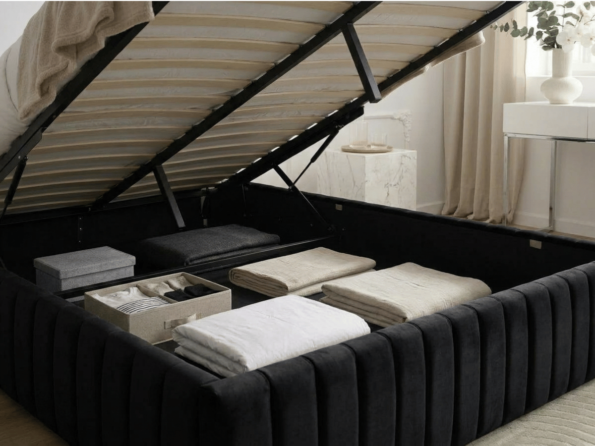 Sommier coffre design capitonné - Bobby