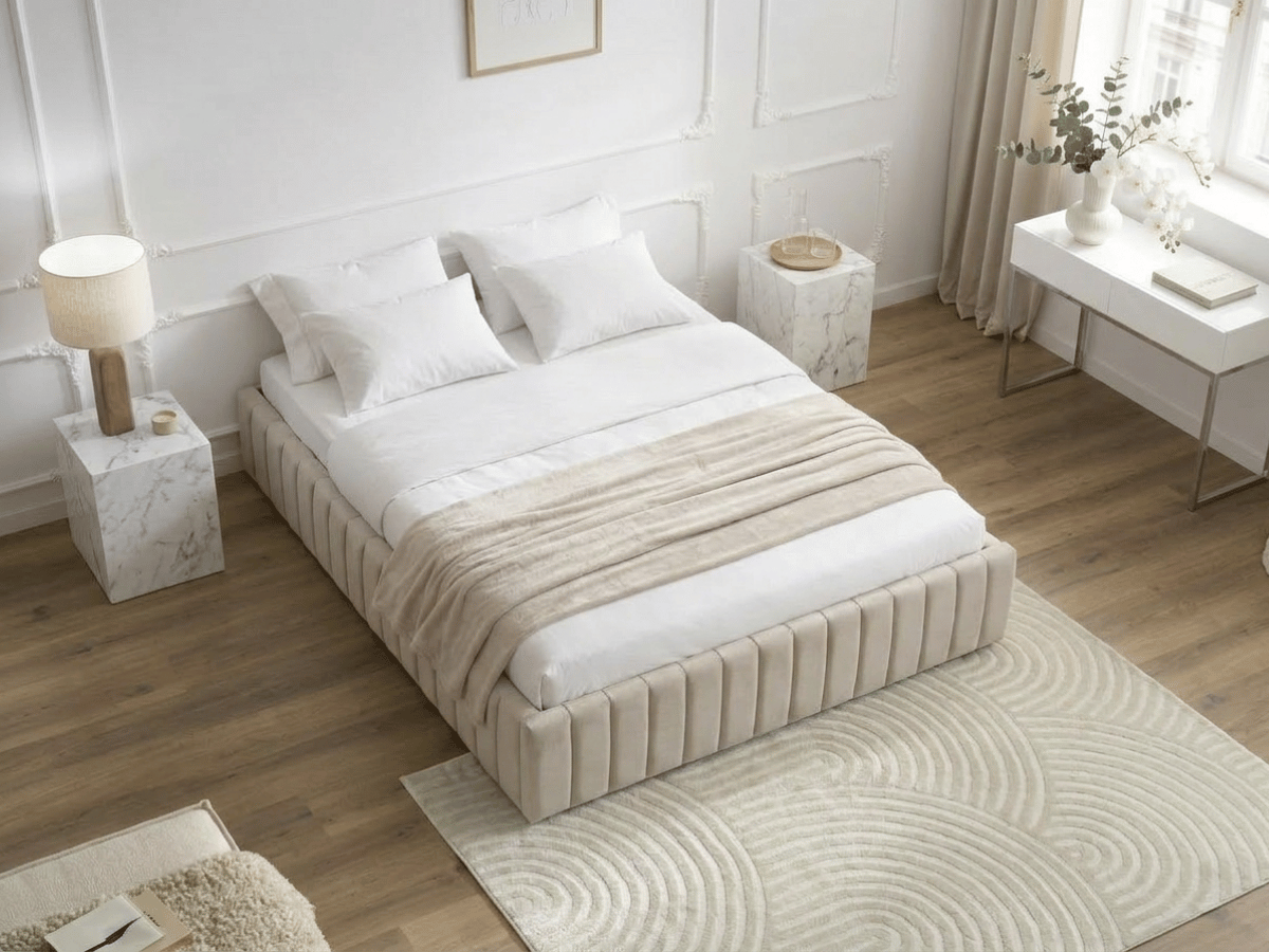 Sommier coffre design capitonné - Bobby