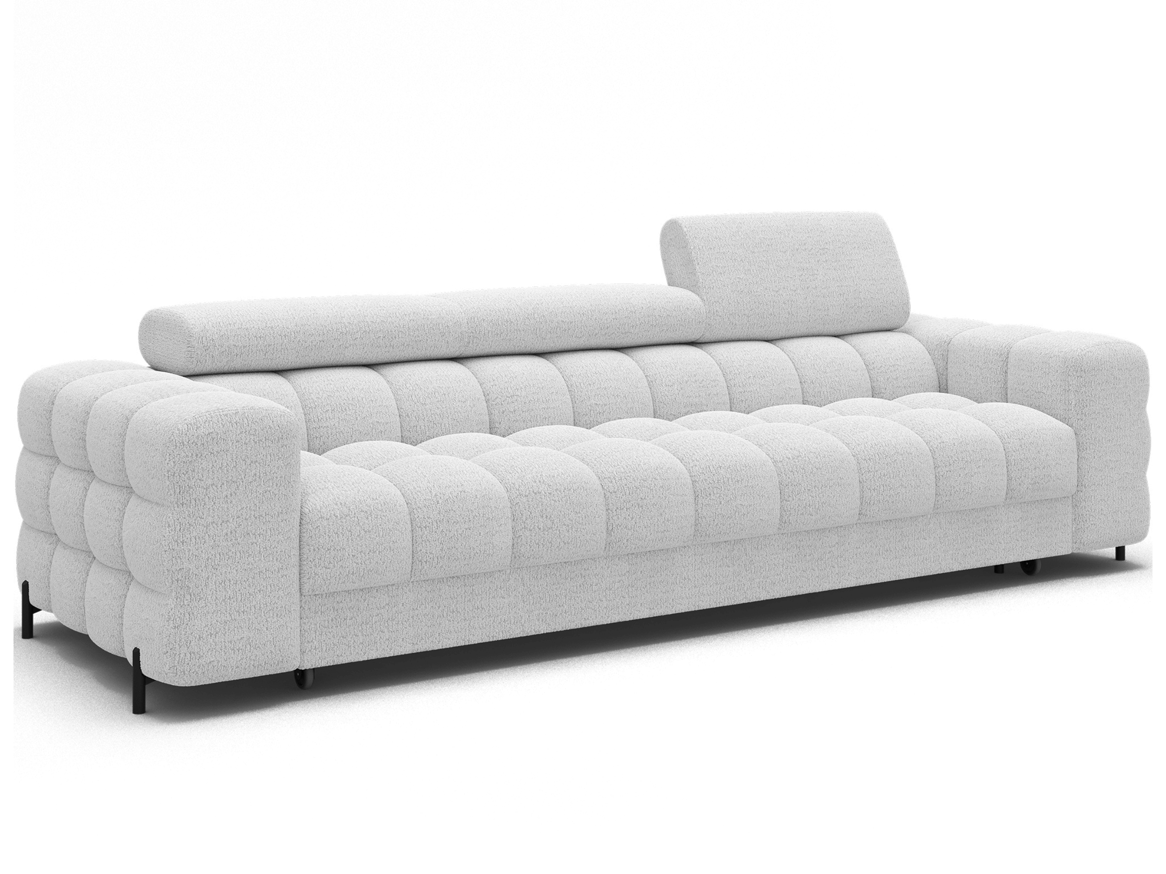 Canapé Convertible Montblanc – Banquette 3 Places avec Têtières Réglables