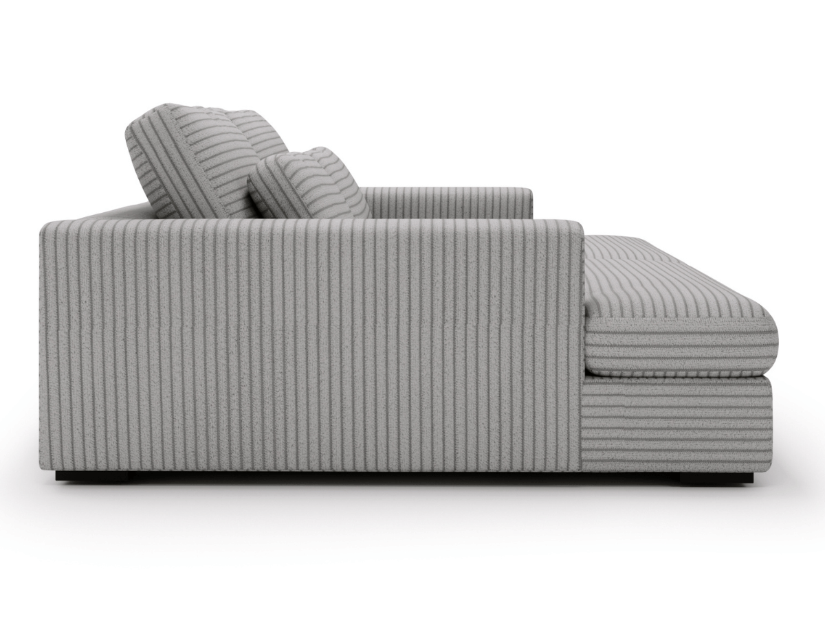 Canapé Elena – Grand Canapé assise profond en Velours Côtelé  | Confort XXL & Design Moderne