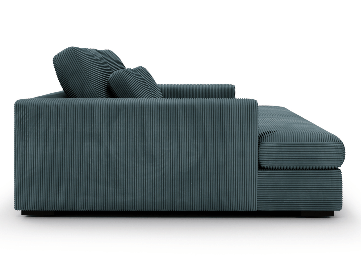 Canapé Elena – Grand Canapé assise profond en Velours Côtelé  | Confort XXL & Design Moderne