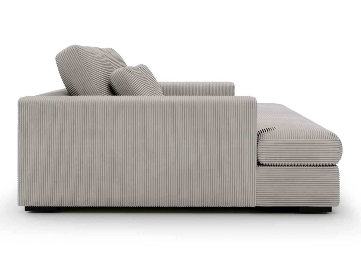 Canapé Elena – Grand Canapé assise profond en Velours Côtelé  | Confort XXL & Design Moderne