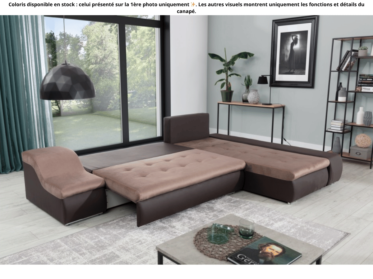 Canapé d'angle convertible Ontario - Droit berlin 03/soft 33