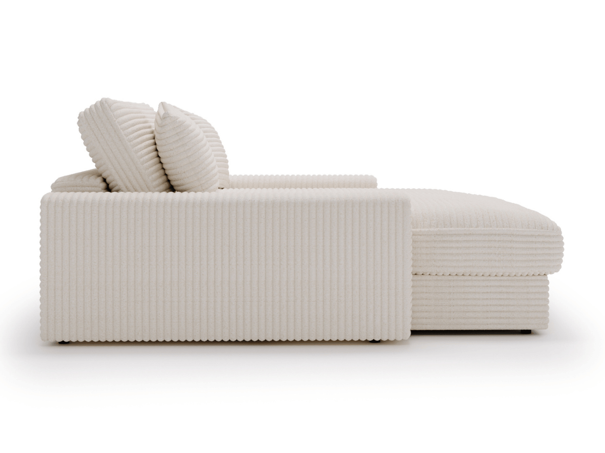 Fauteuil Elena – Grand Fauteuil 160 cm en Velours Côtelé | Confort XXL