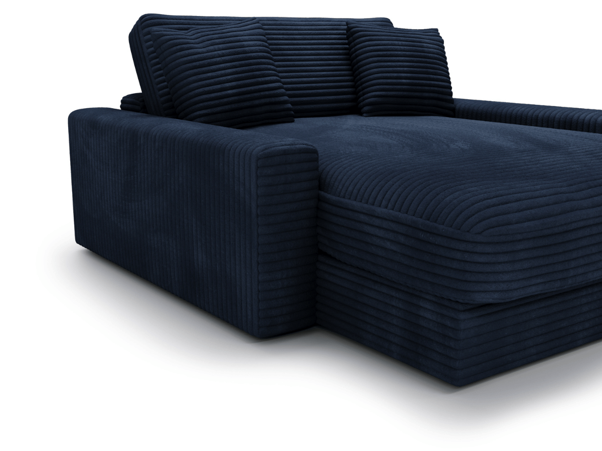 Fauteuil Elena – Grand Fauteuil 160 cm en Velours Côtelé | Confort XXL