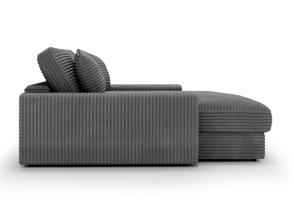 Fauteuil Elena – Grand Fauteuil 160 cm en Velours Côtelé | Confort XXL