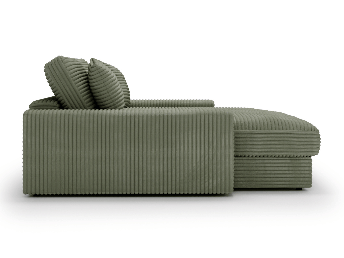Fauteuil Elena – Grand Fauteuil 160 cm en Velours Côtelé | Confort XXL