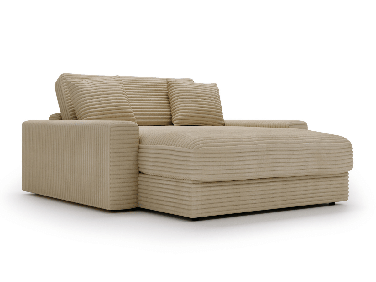Fauteuil Elena – Grand Fauteuil 160 cm en Velours Côtelé | Confort XXL